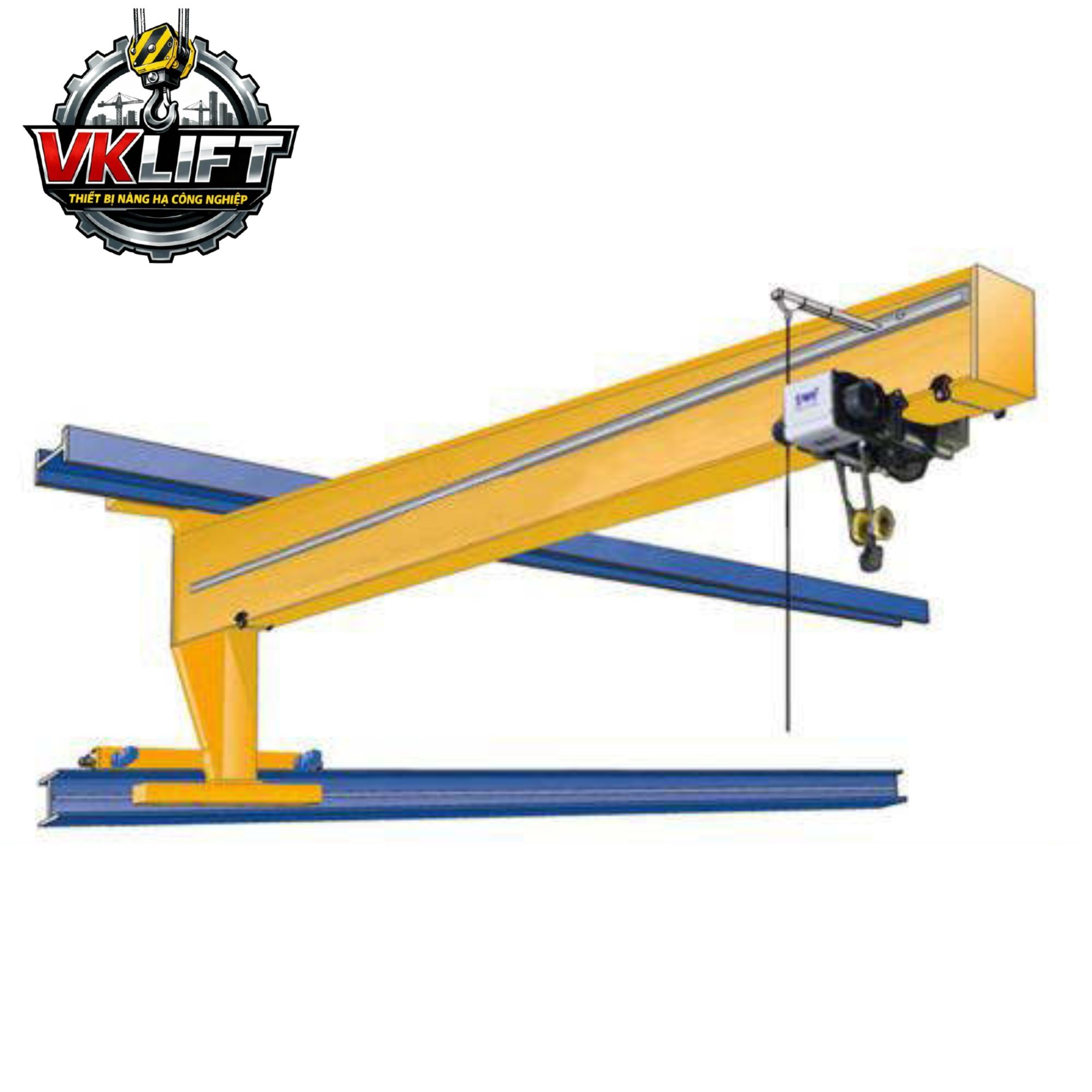 Cần trục quay bốc cát